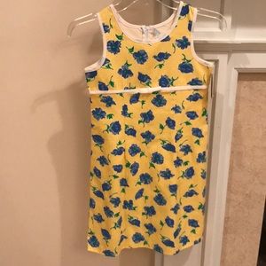 Girls yellow sun dress